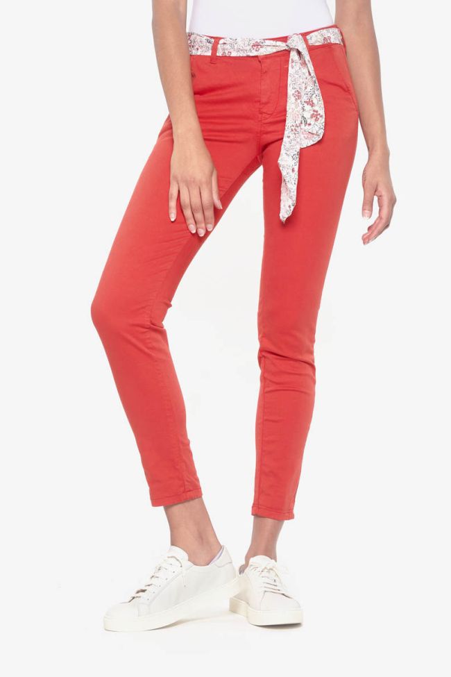 Pantalon Lidy Slim rouge