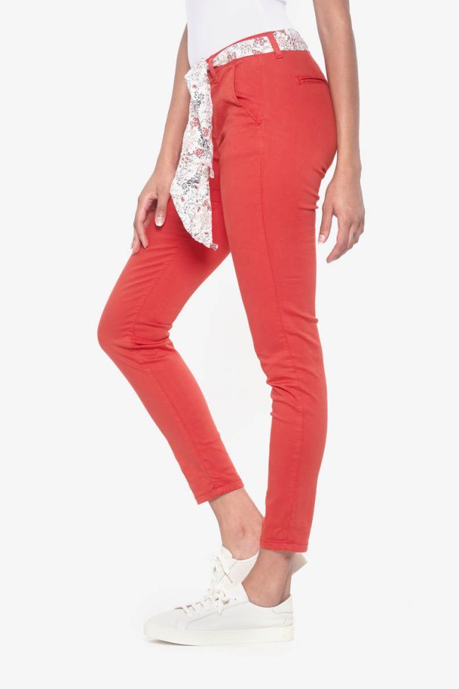 Pantalon Lidy Slim rouge