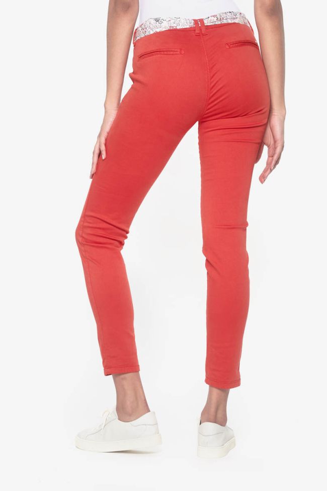 Pantalon Lidy Slim rouge
