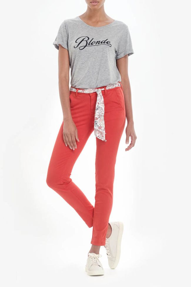 Pantalon Lidy Slim rouge