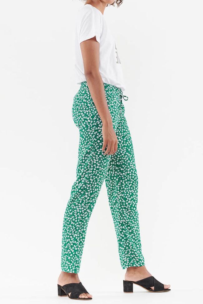 Pantalon Droit Tulipa vert