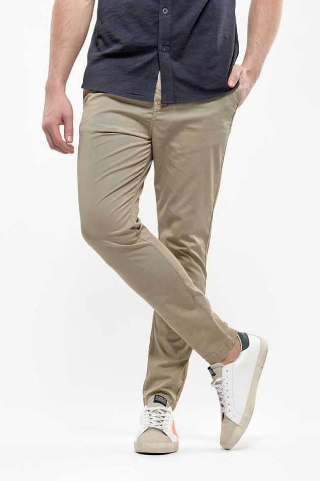 Pantalon Chino Slim Astor beige