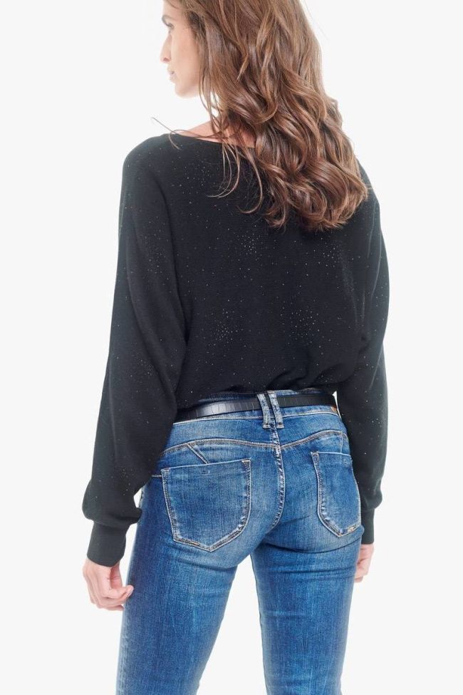 Ceinture en cuir Célia noire