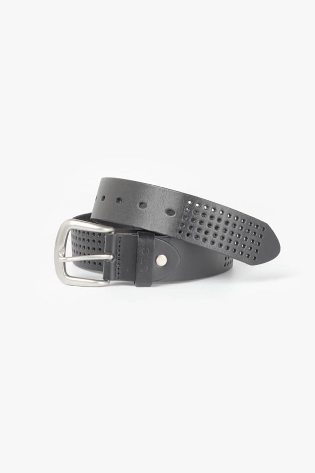 Ceinture Selve en cuir noir