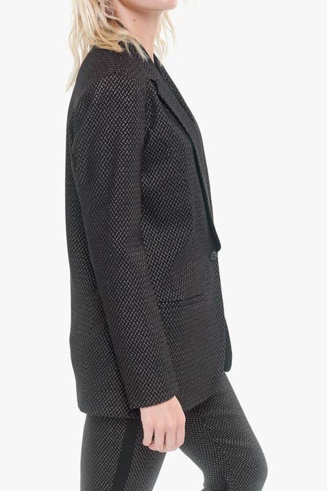Veste de blazer Calipso noire et or