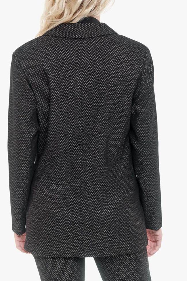 Veste de blazer Calipso noire et or