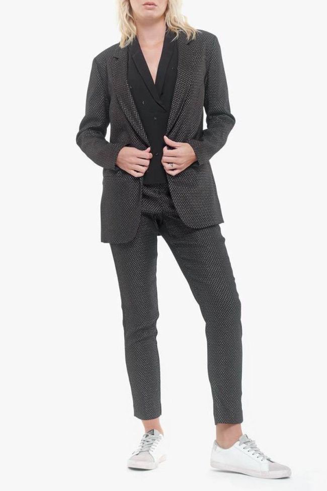 Veste de blazer Calipso noire et or