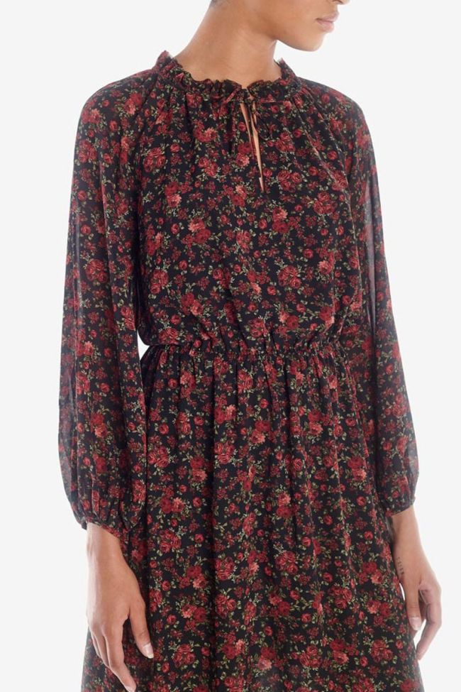 Robe mi-longue Damia rouge