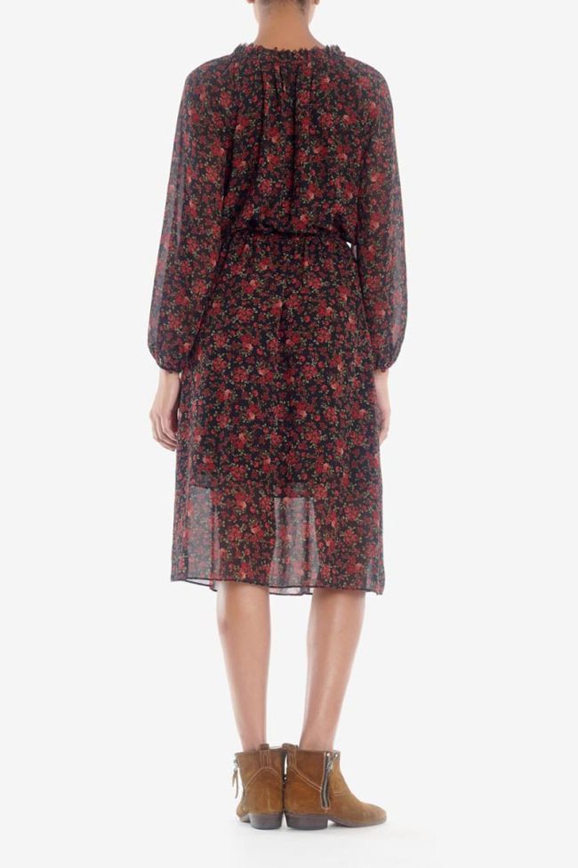 Robe mi-longue Damia rouge