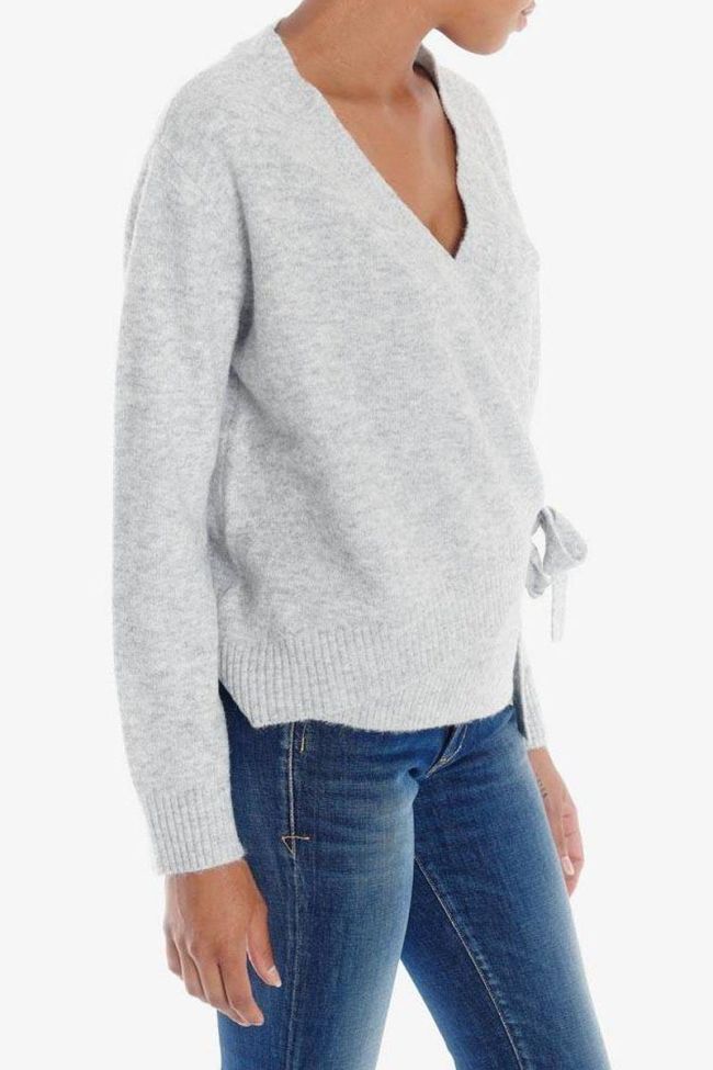 Cardigan cache-coeur Danie gris