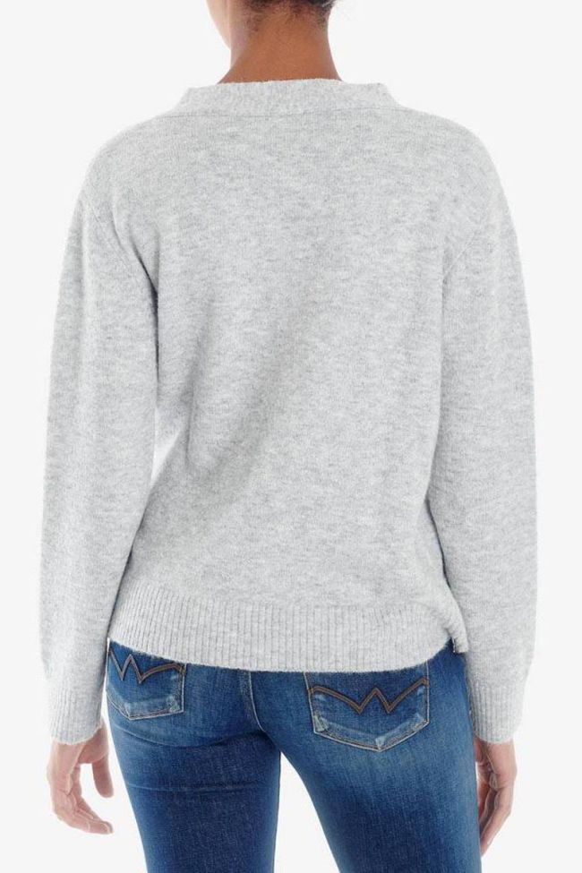 Cardigan cache-coeur Danie gris