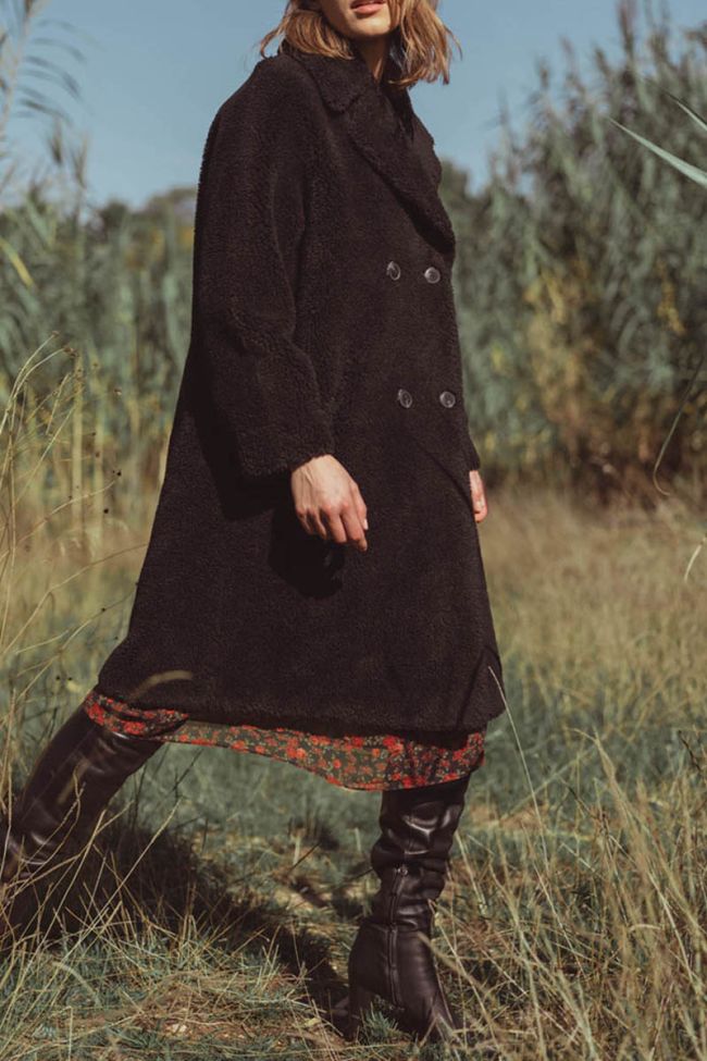 Manteau réversible Igor noir