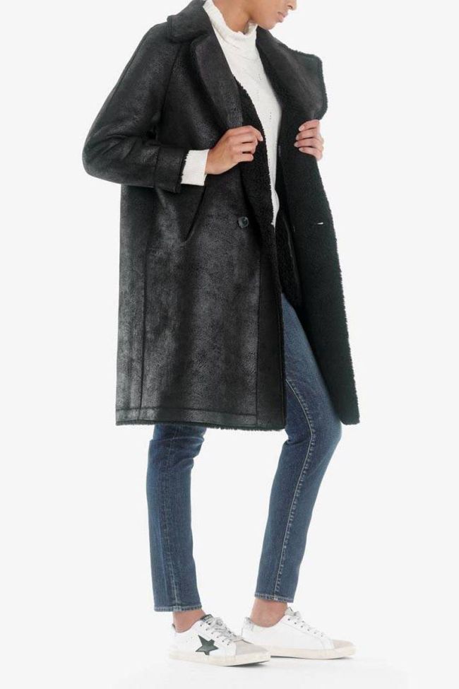Manteau réversible Igor noir