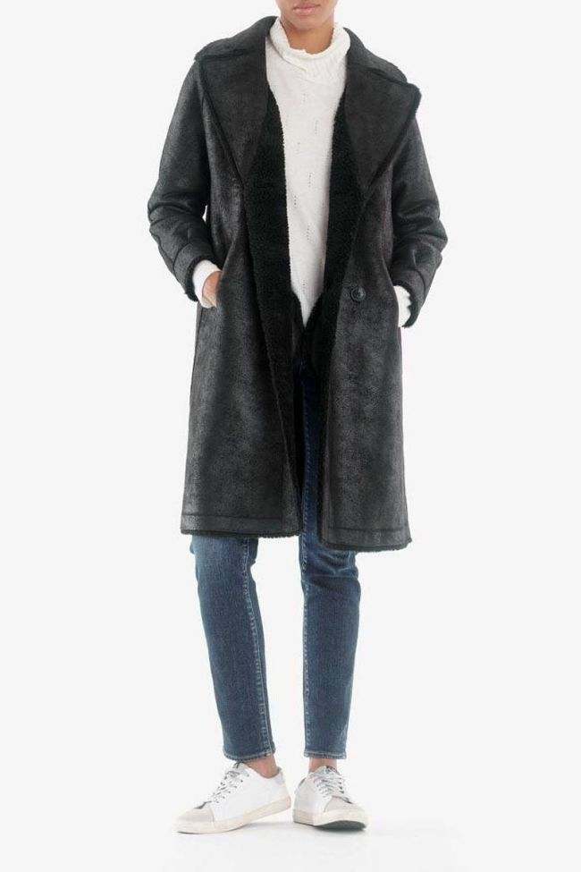 Manteau réversible Igor noir