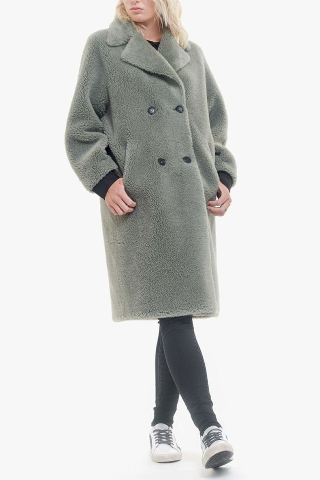 Manteau réversible Igor vert d'eau