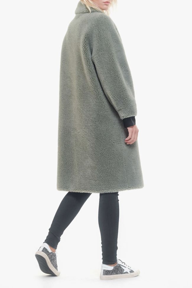 Manteau réversible Igor vert d'eau