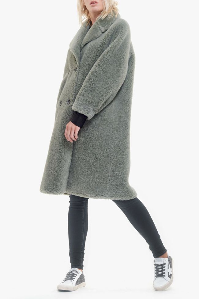 Manteau réversible Igor vert d'eau