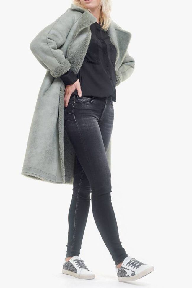 Manteau réversible Igor vert d'eau