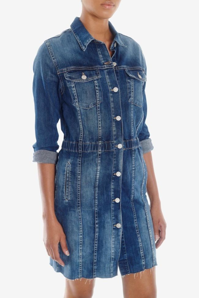 Robe en jeans Meg bleue