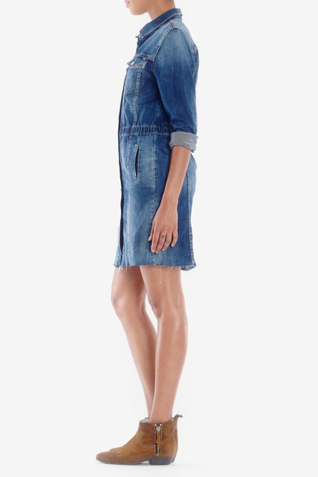 Robe en jeans Meg bleue