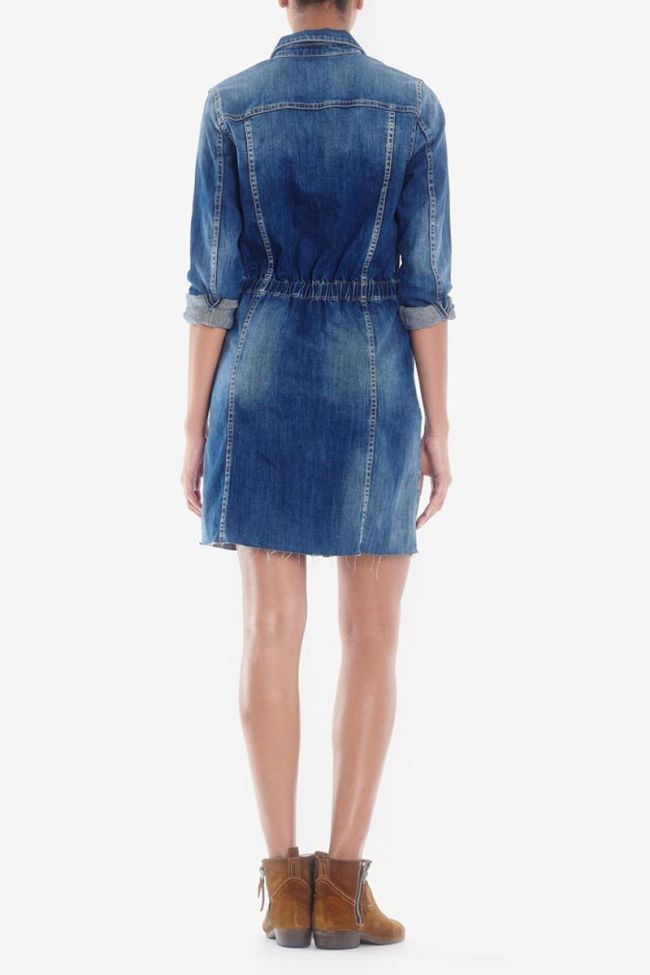 Robe en jeans Meg bleue