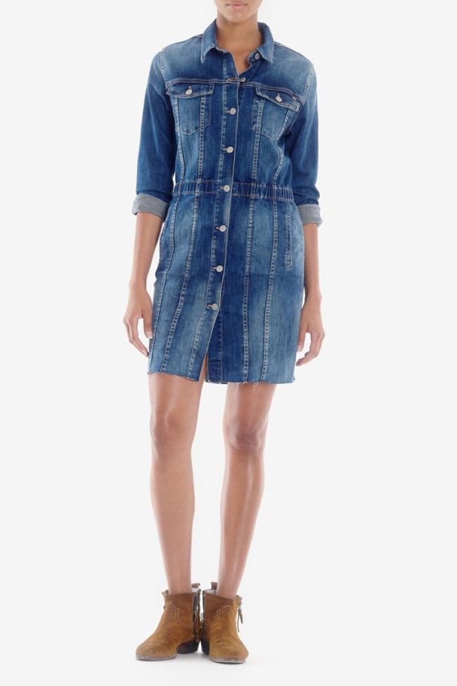 Robe en jeans Meg bleue
