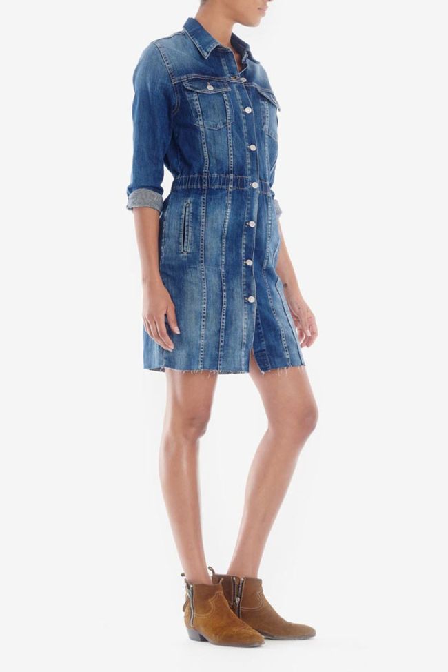 Robe en jeans Meg bleue