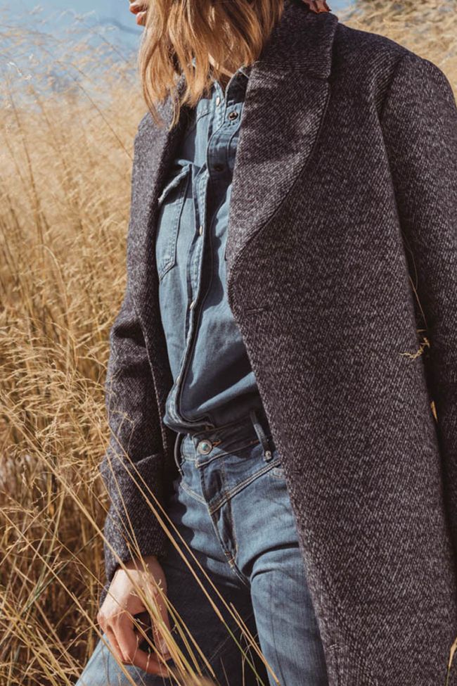 Manteau Prince en laine mélangée