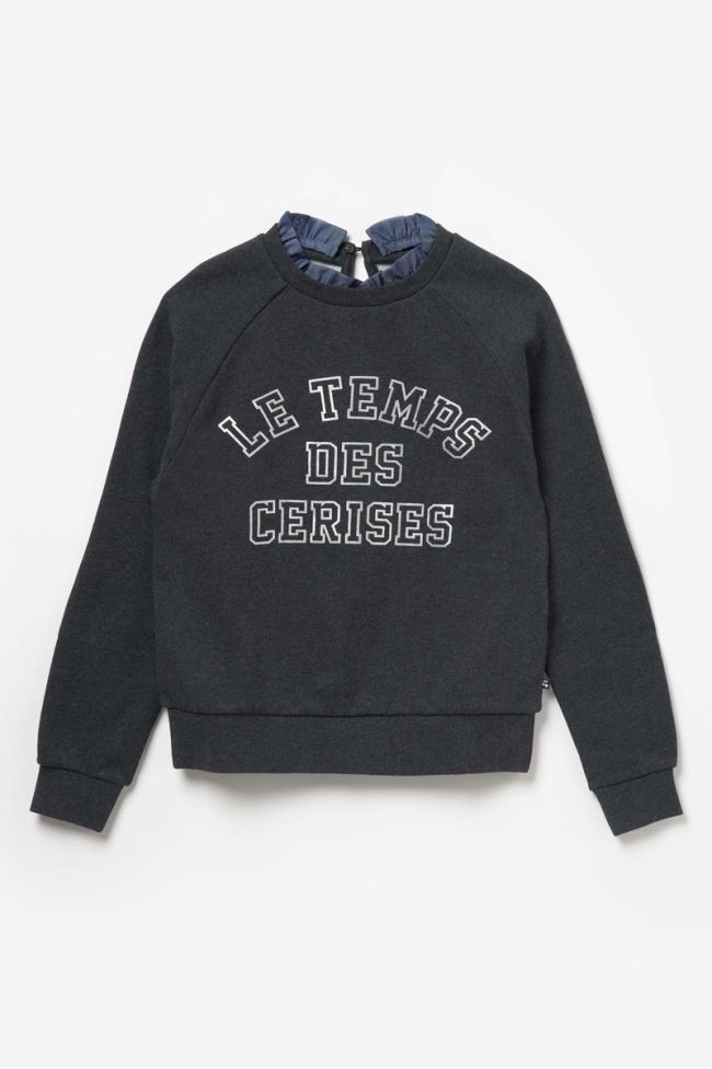 Sweat Chapigi gris foncé imprimé