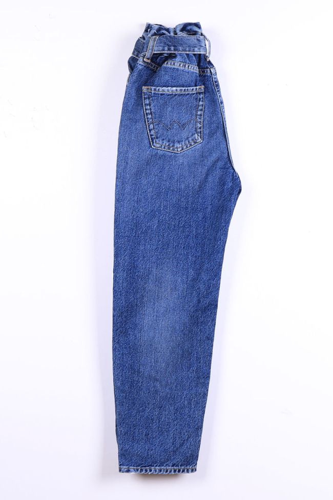Jeans taille haute bleu N°4 