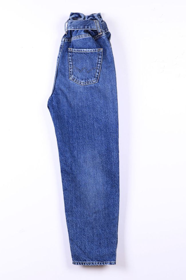 Jeans taille haute bleu N°4 
