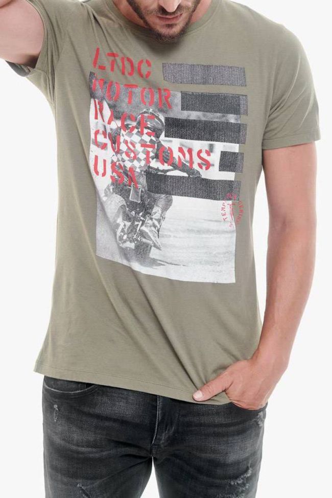 T-Shirt Bourbon kaki