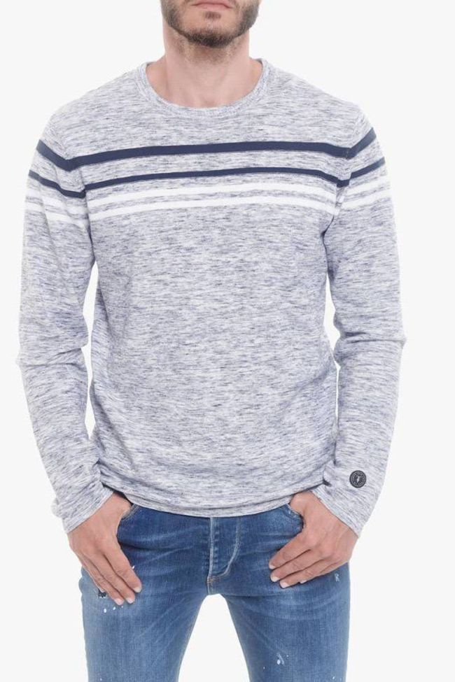 Pull Castel gris bleu