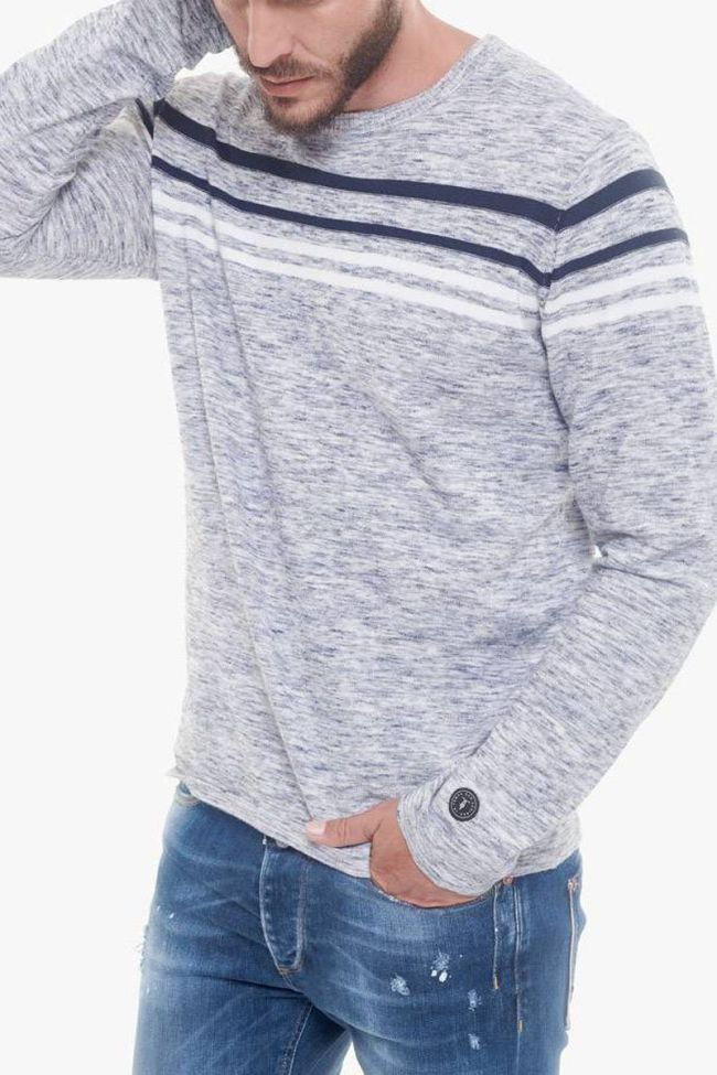 Pull Castel gris bleu