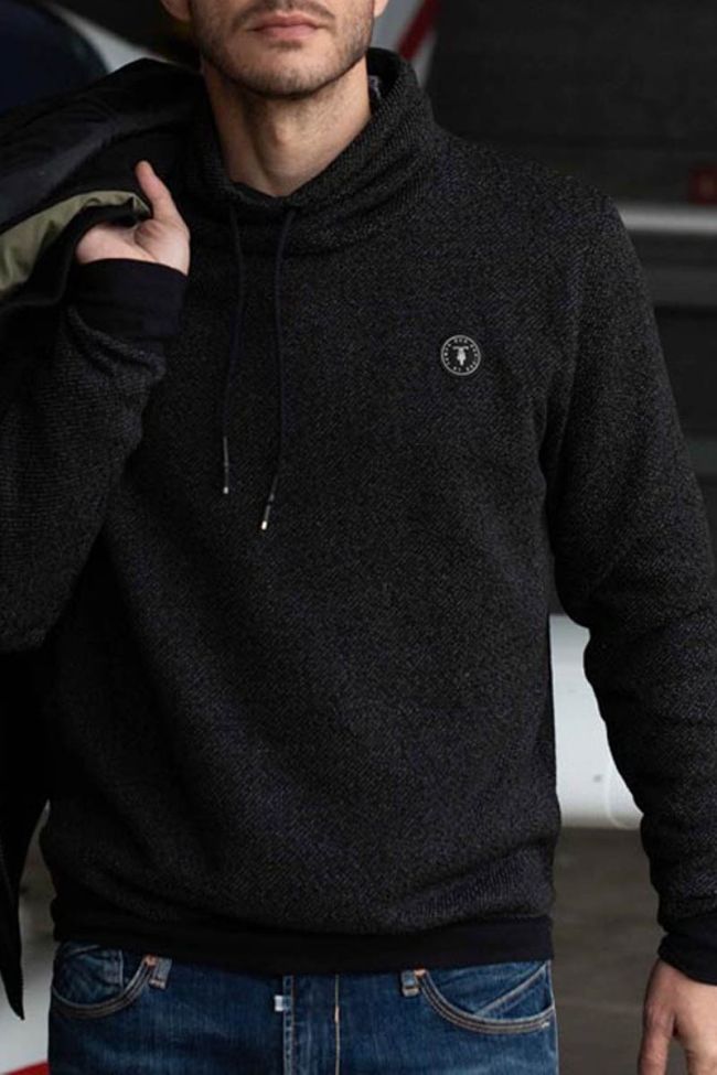Sweat Grigo noir