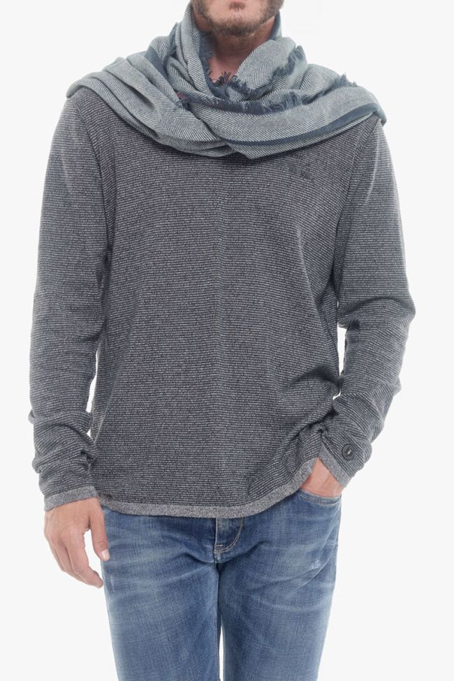 Écharpe fine Gural bleu et rouge