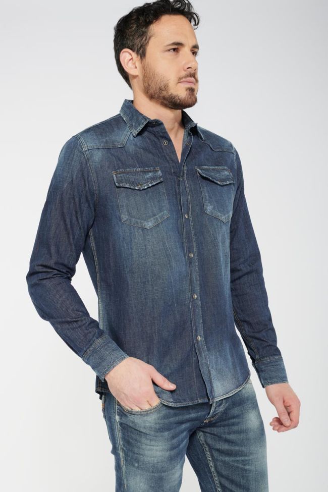 Chemise Juanito en jeans bleu
