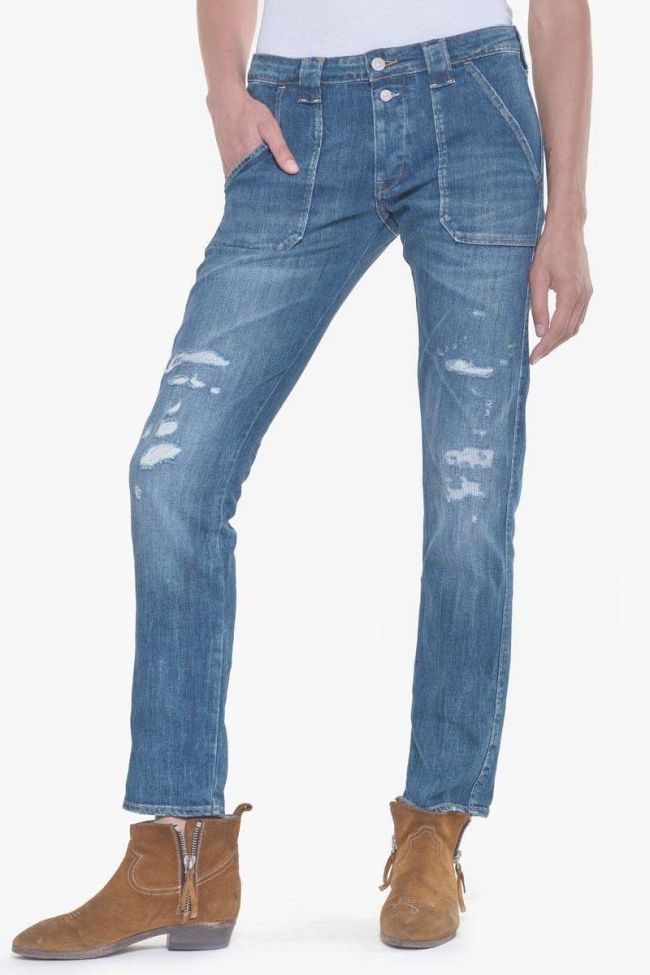 Nano 200/43 boyfit jeans destroy bleu N°3 