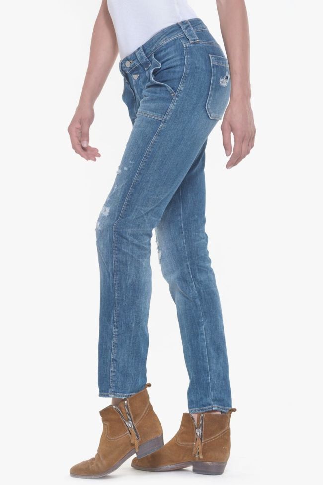 Nano 200/43 boyfit jeans destroy bleu N°3 