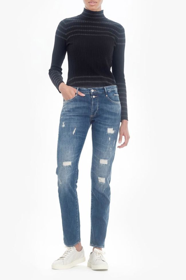 Yuma 200/43 boyfit jeans destroy bleu N°2