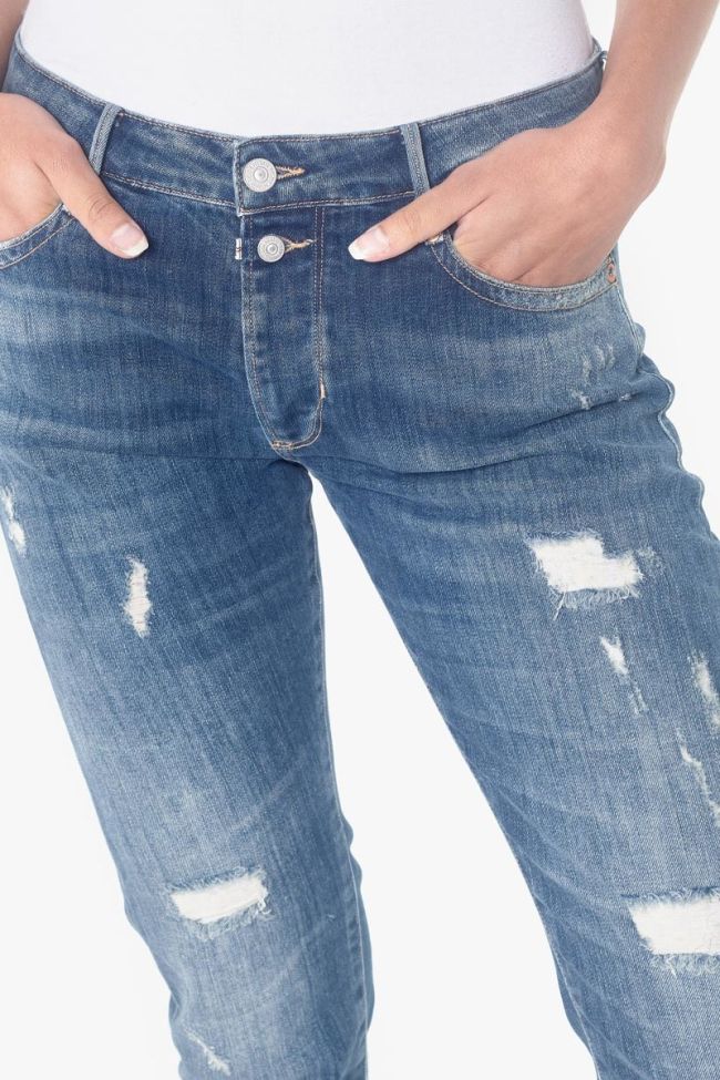 Yuma 200/43 boyfit jeans destroy bleu N°2