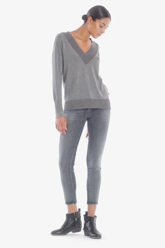 Amick pulp slim 7/8ème jeans gris N°2 