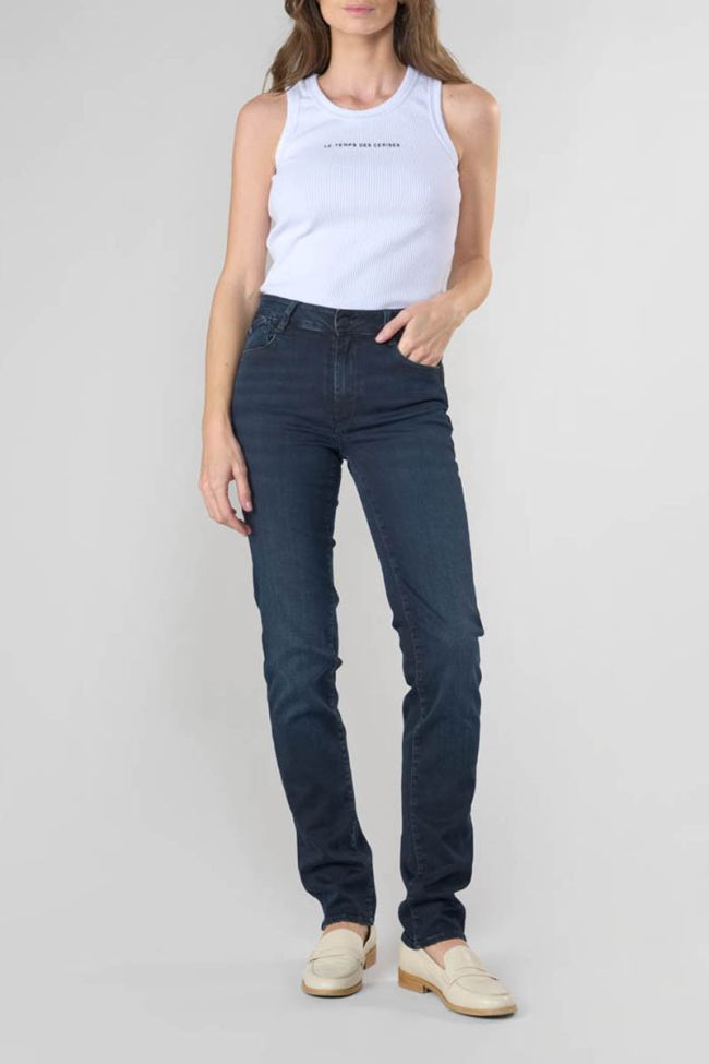 Jeans pulp regular Zita taille haute bleu-noir N°1