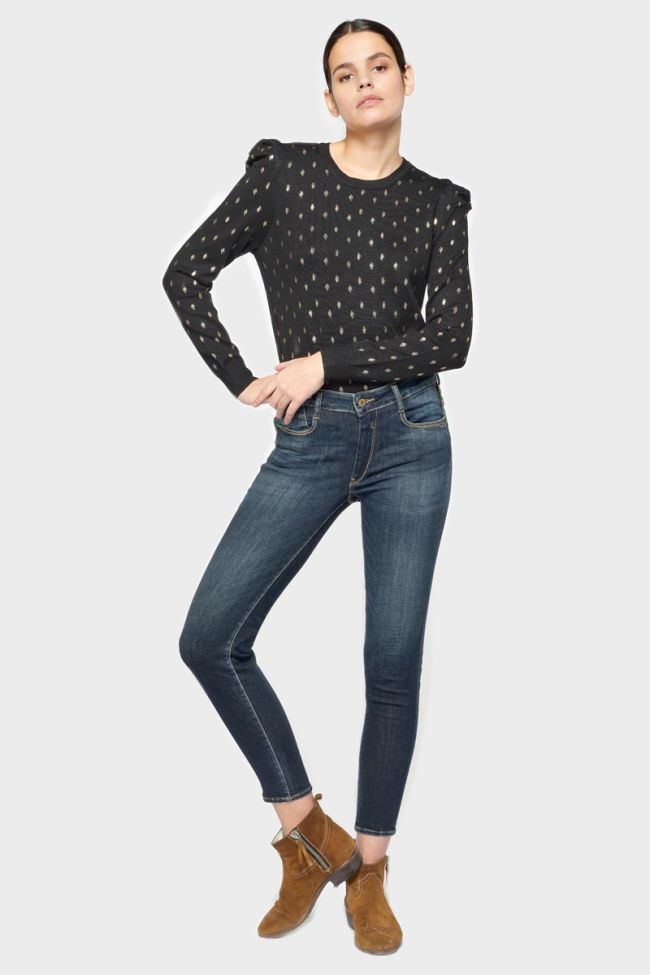 Jeans pulp slim Sha taille haute bleu N°1