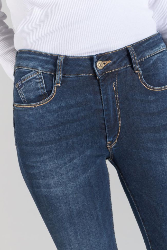 Jeans pulp slim Shac taille haute 7/8ème bleu N°1