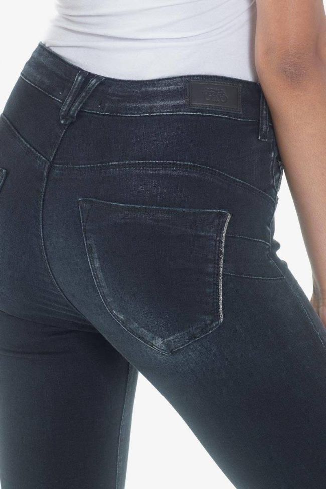 Jeans pulp slim taille haute Skye 7/8ème bleu-noir N°1