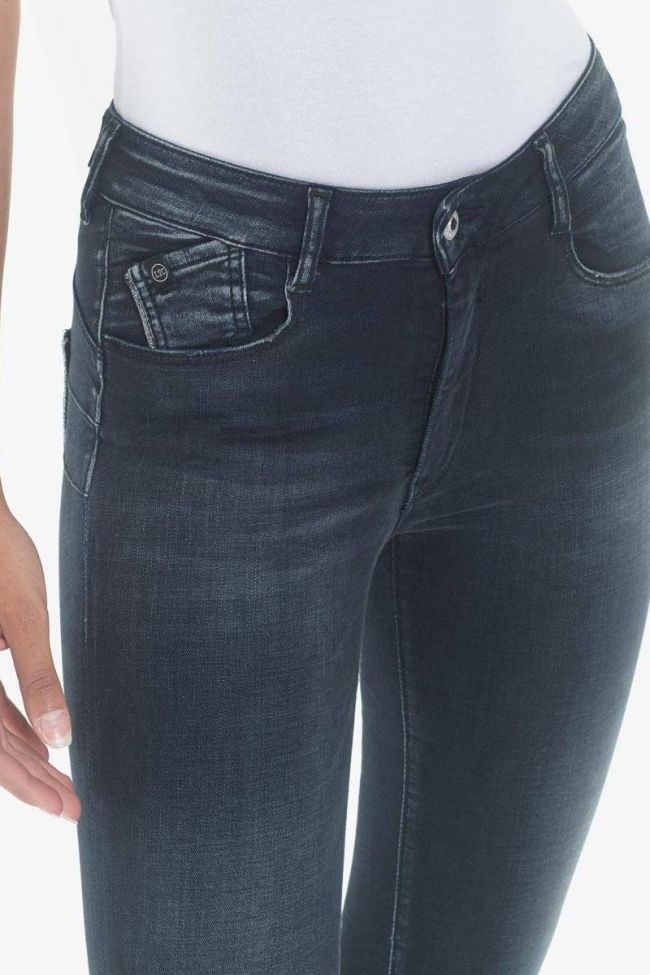 Jeans pulp slim taille haute Skye 7/8ème bleu-noir N°1