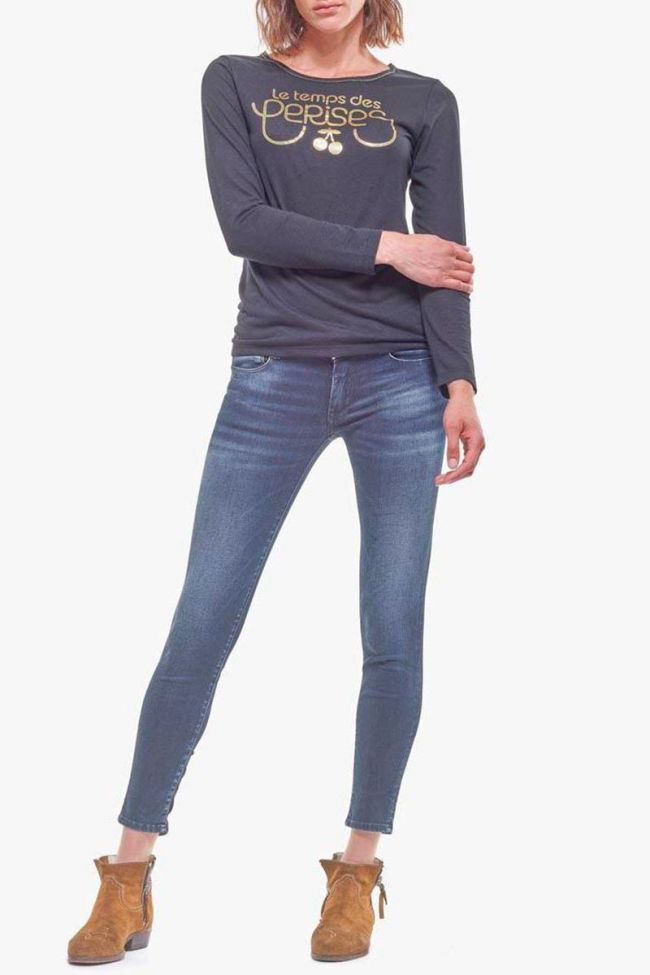 Topaz pulp slim 7/8ème jeans bleu-noir N°2