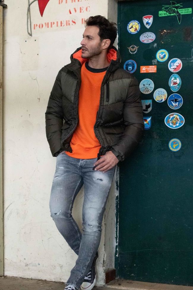 Munoz 900/15 tapered jeans destroy gris N°3