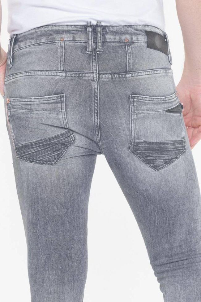 Munoz 900/15 tapered jeans destroy gris N°3